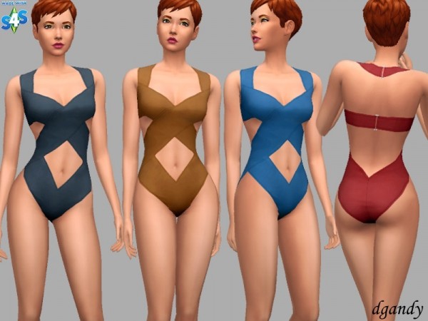  The Sims Resource: Swimsuit   Hannah by dgandy