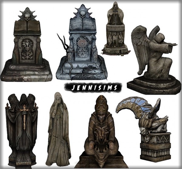  Jenni Sims: Necropolis Statues
