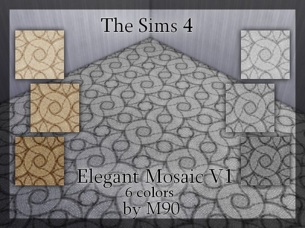  The Sims Resource: Elegant Mosaic v1 by Mircia90
