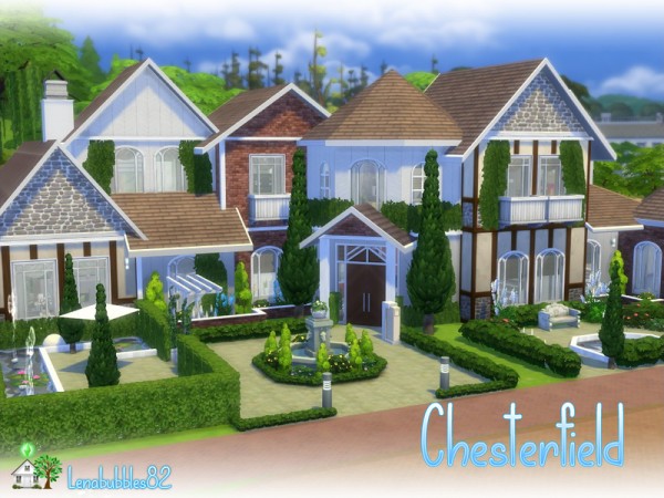  The Sims Resource: Chesterfield No CC by lenabubbles82