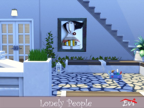  The Sims Resource: Lonely People paints by evi