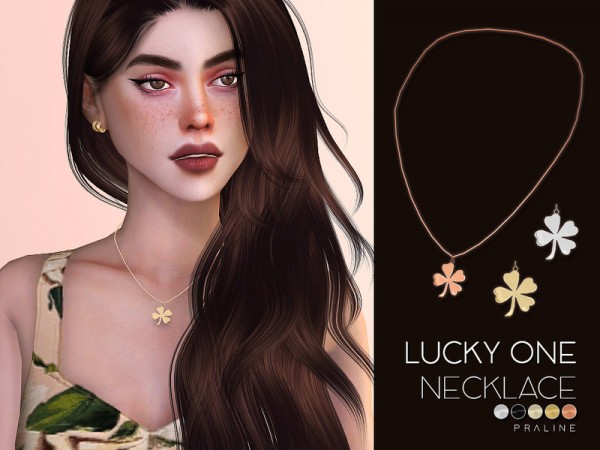  The Sims Resource: Lucky One Necklace by Pralinesims