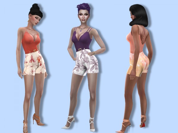  The Sims Resource: Betty romper by Simalicious