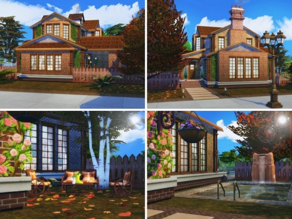  The Sims Resource: Red Leaves house by MychQQQ