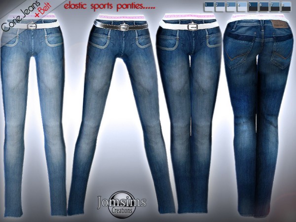  The Sims Resource: Corie jeans by jomsims