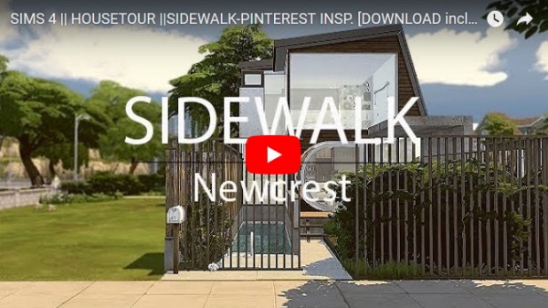  Ideassims4 art: Housetour Sidewalk Pinterest
