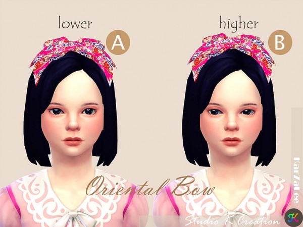 Studio K Creation: Oriental head bow child