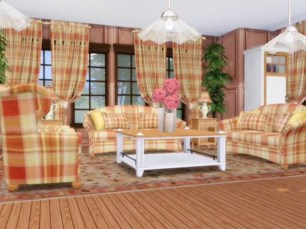  The Sims Resource: Red Leaves house by MychQQQ
