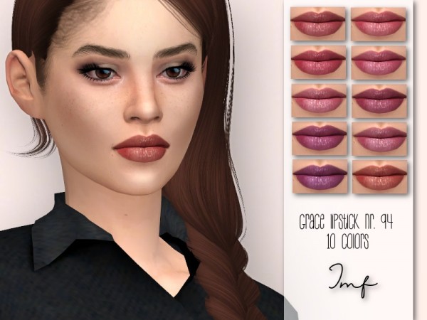  The Sims Resource: Grace Lipstick N.94 by IzzieMcFire