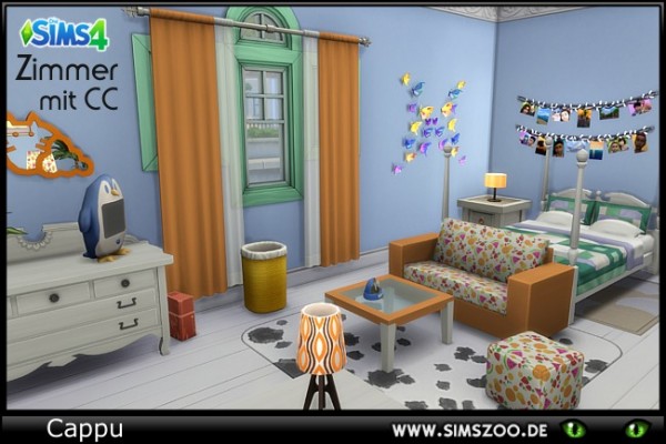  Blackys Sims 4 Zoo: Beatrix teenroom by Cappu