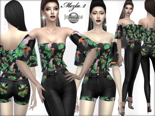  The Sims Resource: Mezla 2 outfit set by jomsims