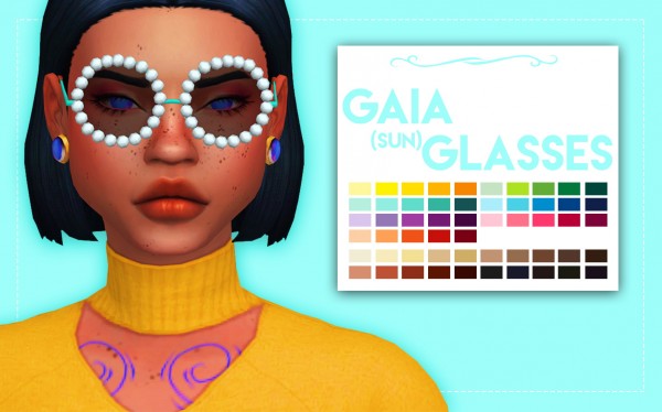 Simsworkshop: Gaia Glasses and Sunglasses by Weepingsimmer