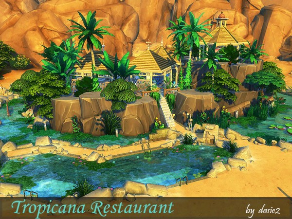  The Sims Resource: Tropicana Restaurant by dasie2