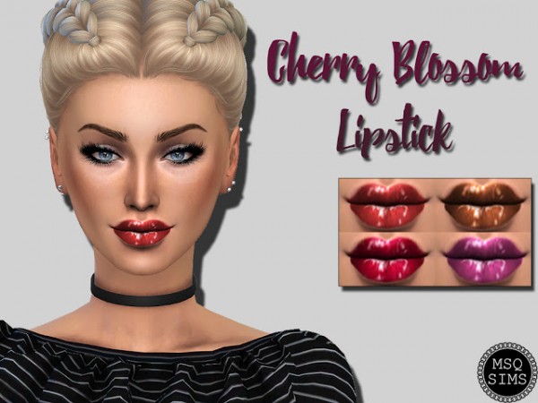  MSQ Sims: Cherry blossom lipstick