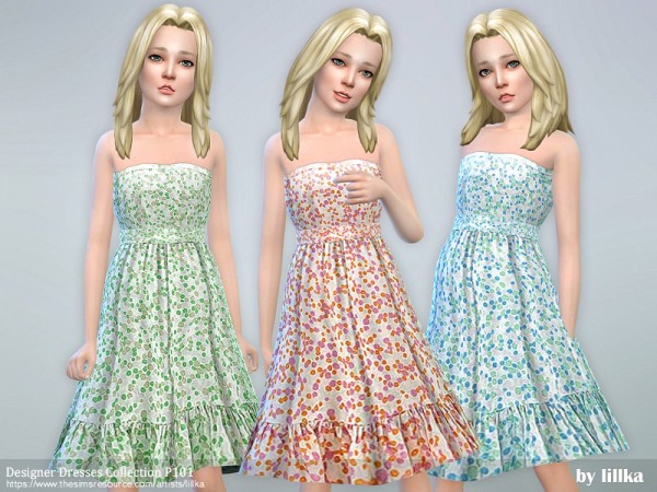  The Sims Resource: Designer Dresses Collection P101 by lillka