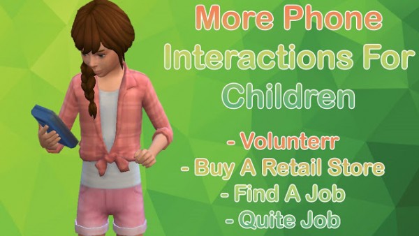  MSQ Sims: More Phone Interactions For Children