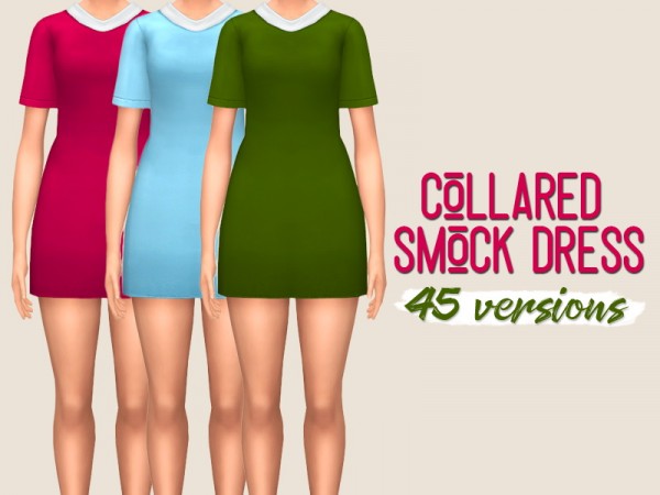  Simsworkshop: Collared Smock Dress