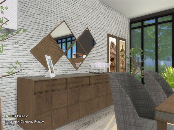  The Sims Resource: Natura Diningroom by ArtVitalex