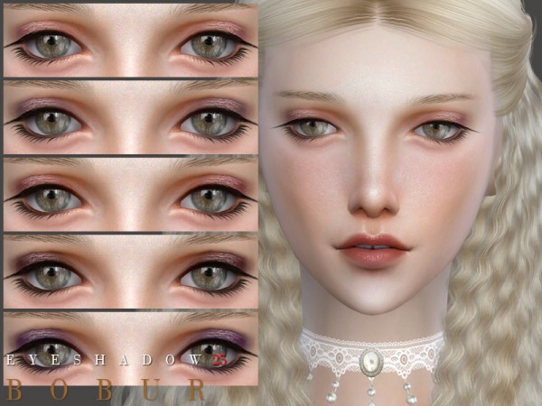  The Sims Resource: Eyeshadow 25 by Bobur