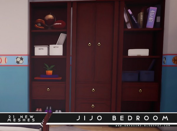  Onyx Sims: Jijo Bedroom Set