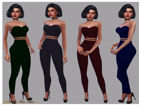  The Sims Resource: Jumpsuit Sarah by LYLLYAN