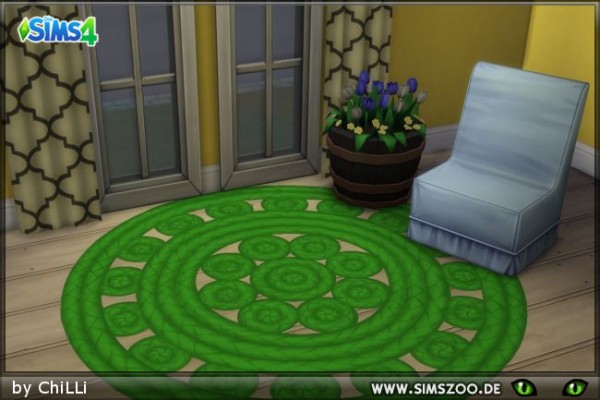  Blackys Sims 4 Zoo: LD Rug 1 by ChiLLi