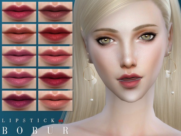  The Sims Resource: Lipstick 44 by Bobur3