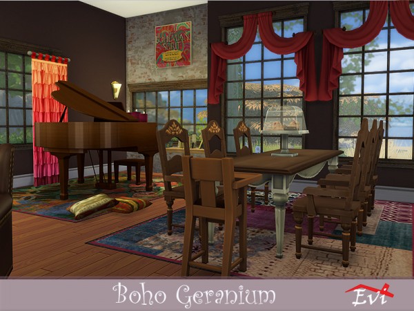  The Sims Resource: Boho Geranium by evi