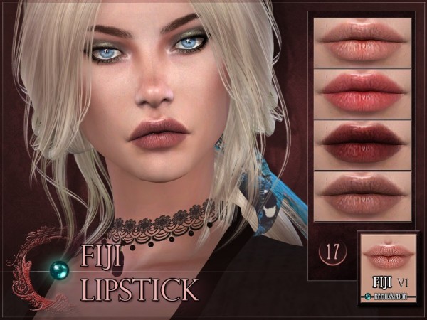  The Sims Resource: Fiji Lipstick   V1 by RemusSirion