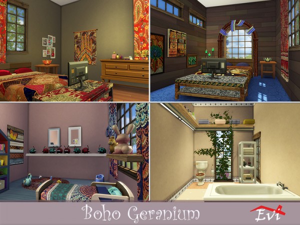  The Sims Resource: Boho Geranium by evi