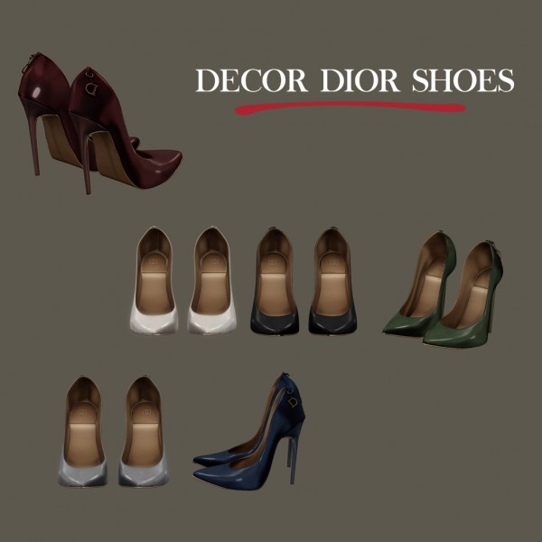  Leo 4 Sims: Decor shoes