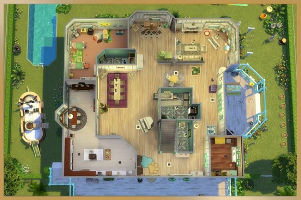  Blackys Sims 4 Zoo: Beatrix estate by Cappu