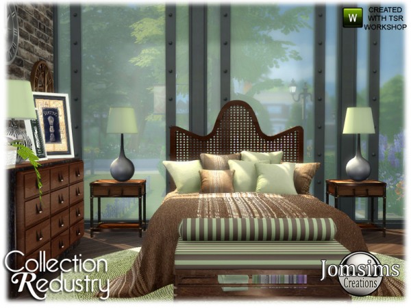  The Sims Resource: Redustry bedroom by jomsims