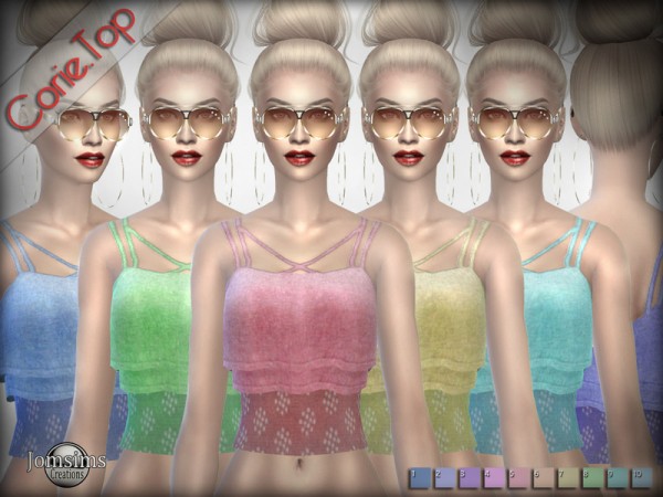  The Sims Resource: Corie top by jomsims