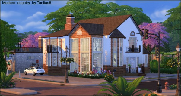  Tanitas Sims: Modern house in country style