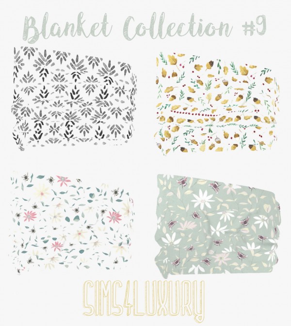 Sims4Luxury: Blanket Collection 9
