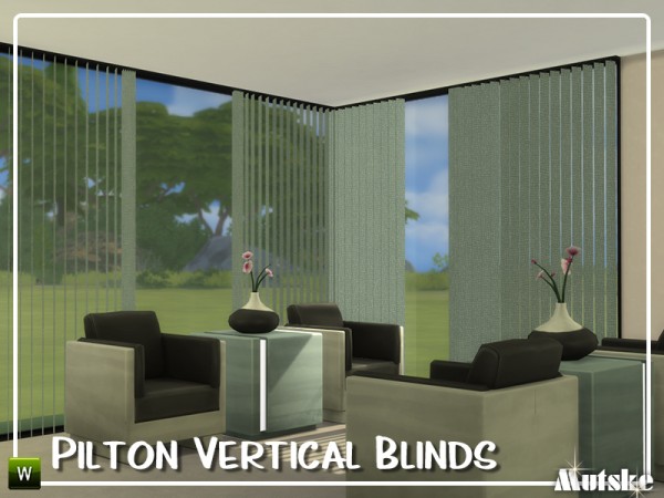  The Sims Resource: Pilton Vertical Blinds by mutske