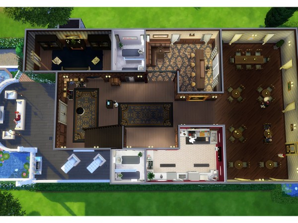  The Sims Resource: Woodberry Country Club by Degera