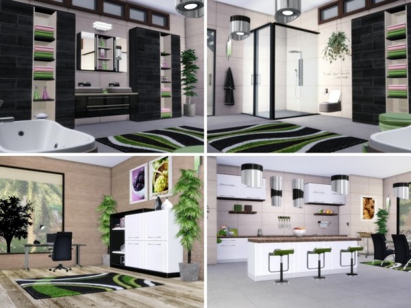  The Sims Resource: Oasis Modern House 2 by MychQQQ