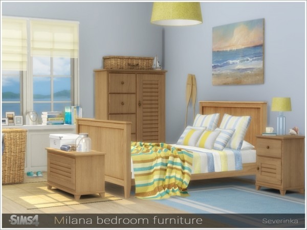  The Sims Resource: Milana bedroom furniture by Severinka
