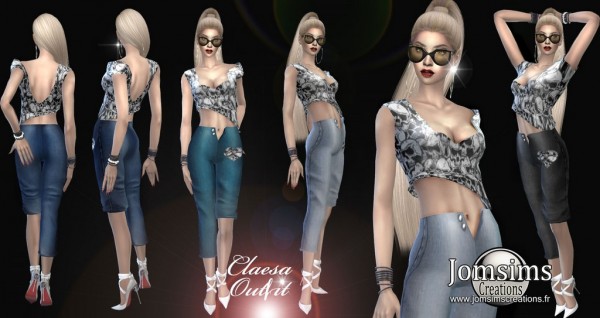  Jom Sims Creations: Claesa outfit