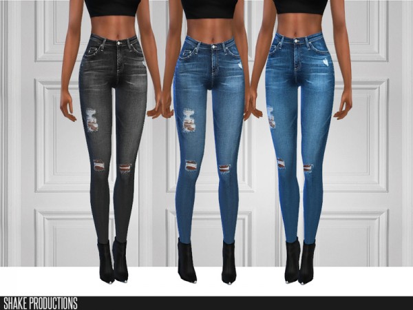 The Sims Resource: ShakeProductions 123 jeans set • Sims 4 Downloads