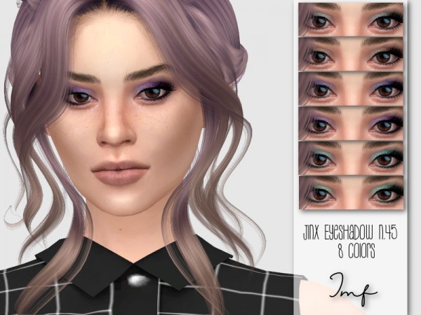  The Sims Resource: Jinx Eyeshadow N.45 by IzzieMcFire