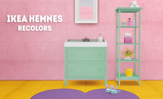 LinaCherie: Hemnes bath recolors
