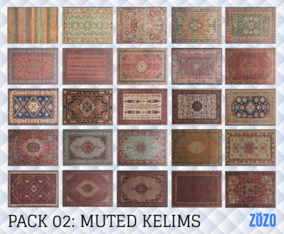  Zozo: 100 Oriental Kelim rugs
