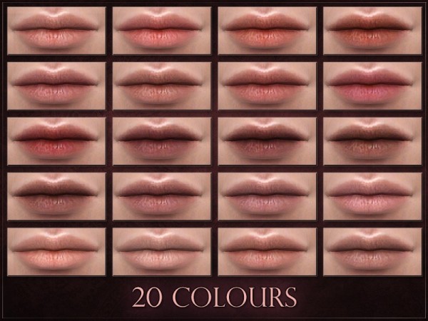  The Sims Resource: Fiji Lipstick   V2 by Remus Sirion