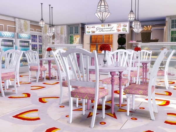  The Sims Resource: Sweet Bakery and Cafe by MychQQQ