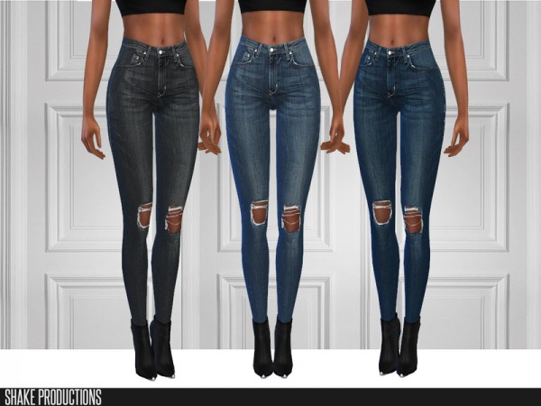 The Sims Resource: ShakeProductions 123 jeans set • Sims 4 Downloads