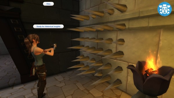  Mod The Sims: Temple Spike Wall Trap by Seri