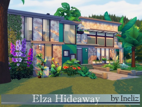  The Sims Resource: Elza Hideaway house by Ineliz